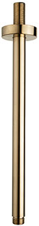 Wiesbaden Caral Douchearm met Plafondbevestiging - 30cm - Geborsteld Messing
