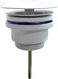 Wiesbaden Caral Glans Witte Open Afvoerplug 5/4 inch