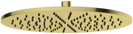Wiesbaden Caral hoofddouche 30 cm, geborsteld messing