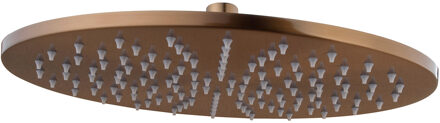 Wiesbaden Caral Hoofddouche - Rond - 25x0.8cm - Geborsteld Brons - Koper