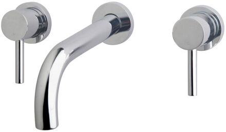 Wiesbaden Caral inbouw wastafelmengkraan 2-knops chroom