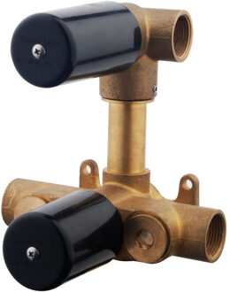 Wiesbaden Caral Inbouwdeel 2 wegs douchethermostaat