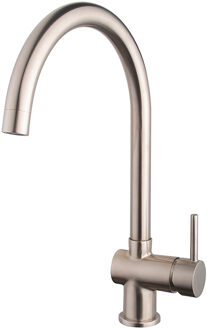 Wiesbaden Caral Keukenmengkraan Geborsteld Staal - Duurzaam Design