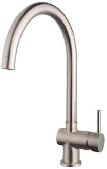 Wiesbaden Caral keukenmengkraan geborsteld staal