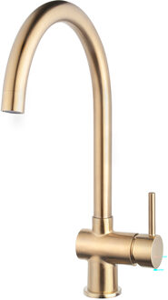 Wiesbaden Caral Keukenmengkraan - Luxe Geborsteld Messing Design