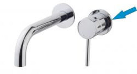 Wiesbaden Caral losse rozet tbv inbouw kraangedeelte chroom