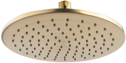 Wiesbaden Caral Luxe Regendouche - Rond 25 cm - Geborsteld Messing