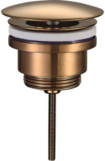 Wiesbaden Caral Open Afvoerplug 5/4" - Geborsteld Brons Koper