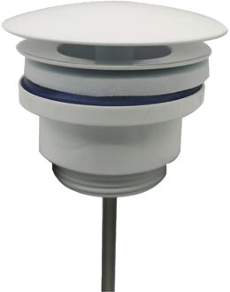 Wiesbaden Caral Open Afvoerplug 5/4" - Mat Witte Afwerking