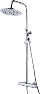 Wiesbaden Caral Thermostatische Regendoucheset Chroom - Luxe Opbouw