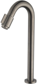 Wiesbaden Caral Victoria fonteinkraan XL 1/2'' gunmetal PVD 22.3775 Gunmetal geborsteld (antraciet)