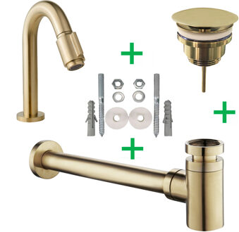 Wiesbaden Caral Victoria Fonteinkraanset Geborsteld Messing