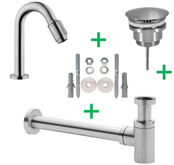 Wiesbaden Caral Victoria Fonteinkraanset Staal