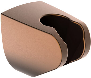 Wiesbaden Caral Wandhanddouchehouder - Kunststof - Geborsteld Brons Koper