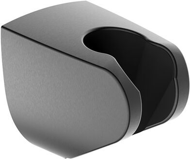 Wiesbaden Caral Wandhanddouchehouder - Kunststof - Gunmetal