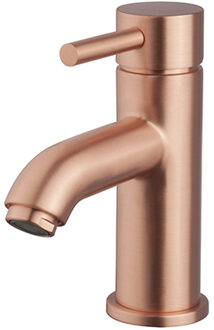 Wiesbaden Caral Wastafelkraan laag - Geborsteld Koper