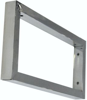 Wiesbaden chroom vierkante supportbeugel 46x22