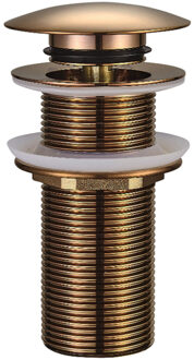 Wiesbaden Clickwaste Wiesbaden Caral Verlengd 5/4" Geborsteld Brons Koper