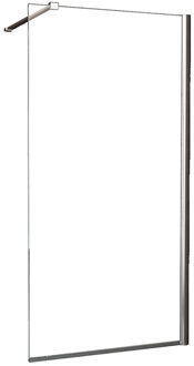 Wiesbaden Comfort Inloopdouche 100x200cm - Nano Coating - Helder Glas/Chroom