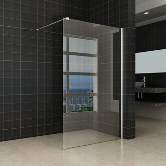 Wiesbaden Comfort Inloopdouche - 120x200cm Nano Helder Glas/Chroom