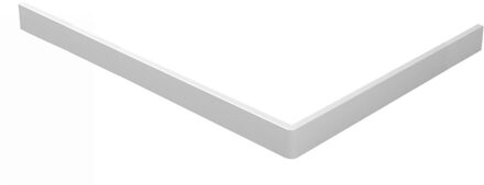 Wiesbaden Compo acryl voorzetpaneel en potenset vierkant, geschikt voor douchebak 140 x 90 cm, wit