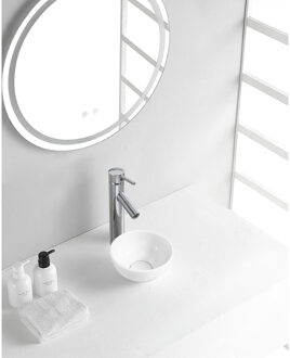 Wiesbaden Consilio Waskom Rond - 20x9cm - Keramiek - Glans Wit