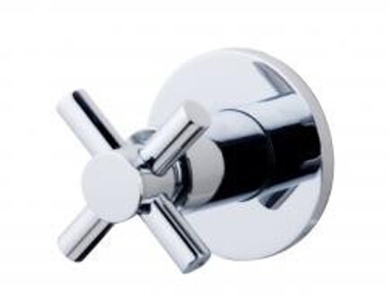 Wiesbaden Cross inbouwstopkraan 1/2, chroom