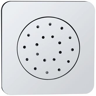 Wiesbaden Cube Inbouw verstelbare zijdouche vierkant 135x135 ABS chr