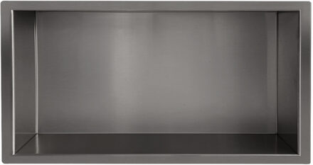 Wiesbaden Demis inbouwnis 30 x 60 x 10 cm gunmetal 33.4269