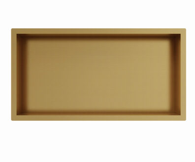 Wiesbaden Demis inbouwnis 30x60x10cm Goud 33.2194 Messing geborsteld (goud)