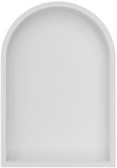 Wiesbaden Demis Inbouwnis - Ovaal - 30x45x7cm - Mat Wit