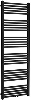 Wiesbaden Designradiator Tower 182x60cm 1098 Watt Mat Zwart Middenonderaansluiting