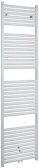 Wiesbaden Designradiator Venus 180x45cm 830 Watt Glans Wit Middenonderaansluiting