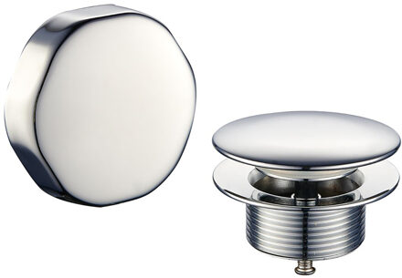 Wiesbaden Doblar Badafvoer met Overloop - Chroom