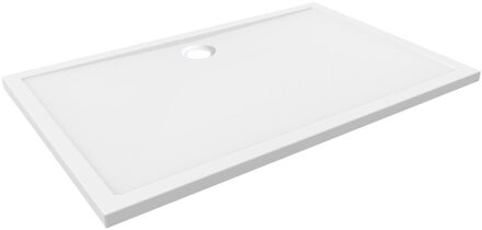 Wiesbaden Douchebak - Rechthoek - 140x 90x4cm - Acryl - Glans - Wit