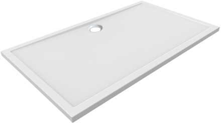 Wiesbaden Douchebak - Rechthoek - 160x90x4cm - Acryl - Glans - Wit