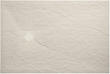 Wiesbaden Douchebak Wiesbaden Stonea Antislip Composiet 90x120x3 cm Inkortbaar Beige