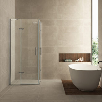 Wiesbaden Douchecabine Wiesbaden Sydney met 2 deurtjes hoekinstap 90 x 200 cm