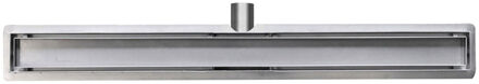 Wiesbaden Douchegoot met Tegelrooster en Flens - 50x7cm - RVS
