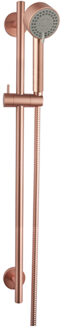 Wiesbaden Doucheset Wiesbaden Cadans Opbouw Rond Geborsteld Koper Glijstang Handdouche