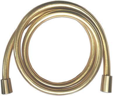 Wiesbaden Doucheslang - Kunststof - 150cm - Geborsteld Messing