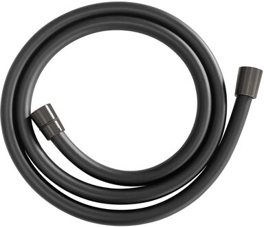 Wiesbaden Doucheslang - Kunststof - 150cm - Mat Zwart/Gunmetal