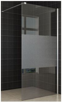 Wiesbaden Douchewand Wiesbaden Memphis met schaamband 80 x 200 cm