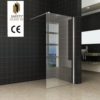 Wiesbaden Douchewand Wiesbaden safetyglass 10 mm nano 80 x 200 cm