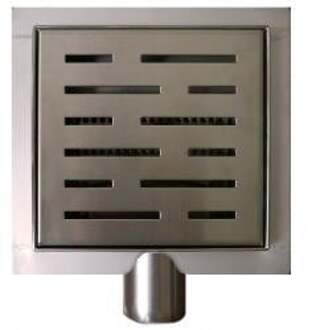 Wiesbaden Drain doucheput 20 x 20 cm - RVS