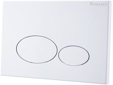 Wiesbaden Drukplaat Voor Inbouwreservoir X32 Metal Mat Wit