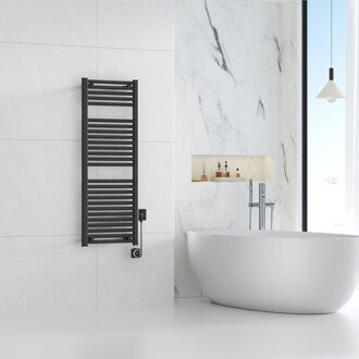 Wiesbaden Elara Elektrische Radiator - Smart WiFi - 118.5x45cm - Mat Zwart