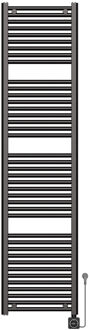 Wiesbaden Elara elektrische radiator Smart WiFi 181,7 x 45 cm gunmetal PVD 41.3594 Gunmetal (antraciet)