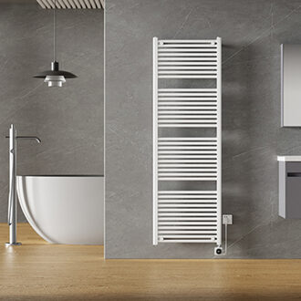 Wiesbaden Elara Slimme WiFi Elektrische Radiator - 181.7x60cm - Glans Wit