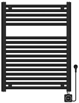 Wiesbaden Elektrische Radiator Wiesbaden Elara 76.6x60 Cm Smart Wifi Mat Zwart